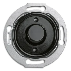 Thomas Hoof Produktgesellschaft Insatser|Svart Bakelit Infällt Thpg|Insats signalknapp utan symbol bakelit - THPG infällt