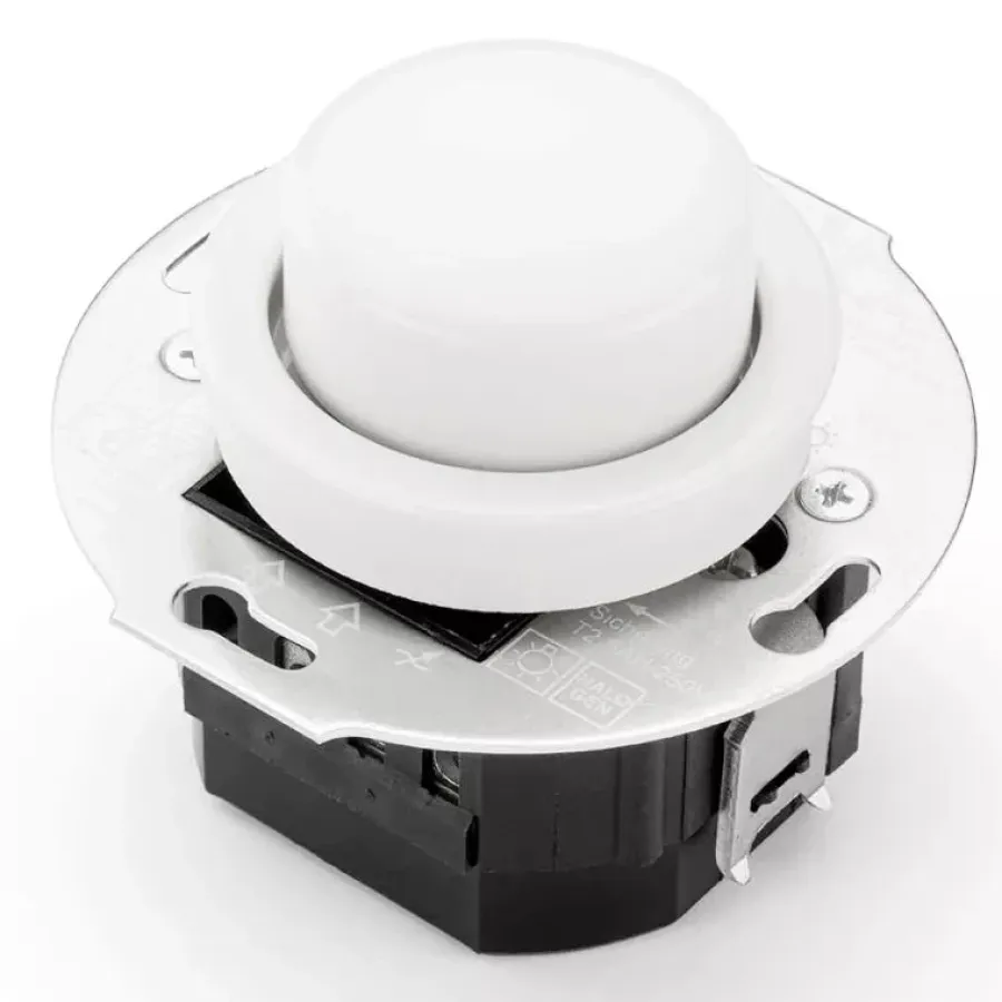 Thomas Hoof Produktgesellschaft Vit Porslin Infällt Thpg|Insatser|Insats universaldimmer PRO LED vitt porslin - THPG infällt
