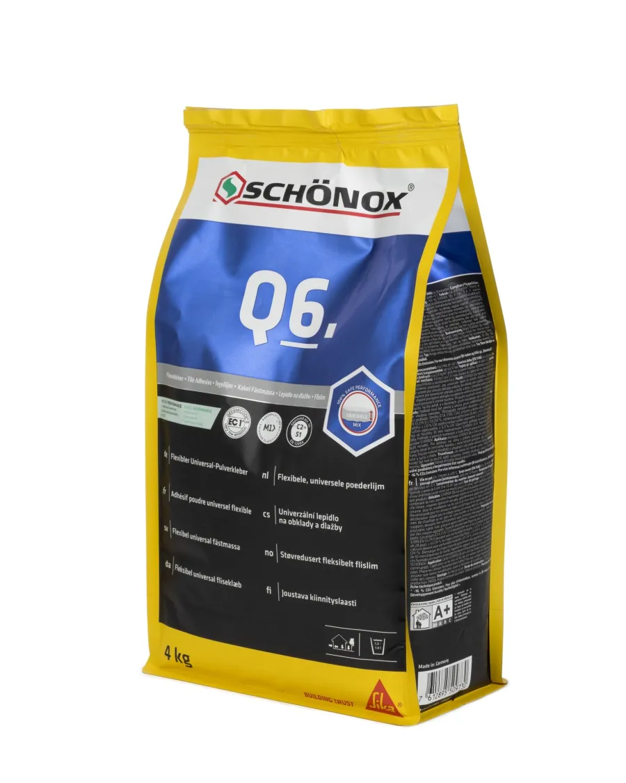 Centro Kakel & Klinker AB Fog & Fix|Fog Och Fix|Kakelfix 4 kg - Schönox Q6 fästmassa