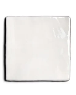 Cevica S.L. Cremevitt Kakel|Kvadratiskt Kakel|Kakel Mayfair - Elfenbensvit 13 x 13 cm blank, lätt vågigt