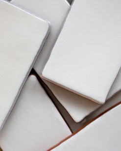 Cevica S.L. Vitt Kakel|Rektangulärt Kakel|Kakel Mayfair - Krackelerad antikvit halftile 7,5 x 15 cm blank, lätt vågigt