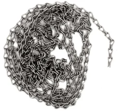 JT Design Reservdelar Till Kakelugnar|Kakelugnskedja spjälledare - Nickel 2 m