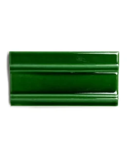 ADEX Grönt Kakel|Bröstlister|Kakel Victoria - Bröstlist 7,5 x 15 cm buteljgrön