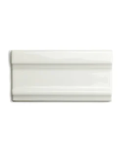 ADEX Bröstlister|Cremevitt Kakel|Kakel Victoria - Bröstlist 7,5 x 15 cm elfenbensvit