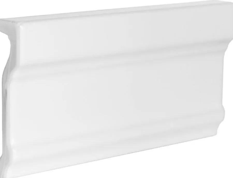ADEX Bröstlister|Rektangulärt Kakel|Kakel Victoria - Bröstlist 7,5 x 15 cm vit