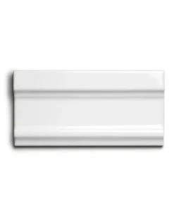 ADEX Bröstlister|Rektangulärt Kakel|Kakel Victoria - Bröstlist 7,5 x 15 cm vit