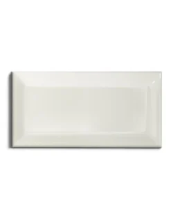 ADEX Vitt Kakel|Rektangulärt Kakel|Kakel Victoria - Fasad kant 7,5 x 15 cm elfenbensvit, blank