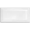 ADEX Rektangulärt Kakel|Vitt Kakel|Kakel Victoria - Fasad kant 10 x 20 cm vit, blank
