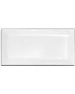 ADEX Rektangulärt Kakel|Vitt Kakel|Kakel Victoria - Fasad kant 10 x 20 cm vit, blank