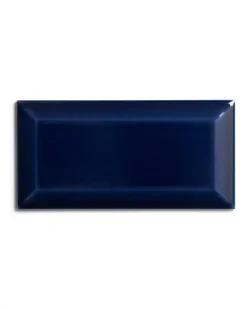 ADEX Blått Kakel|Krackelerat Kakel|Kakel Victoria - Fasad kant 7,5 x 15 cm ultramarinblå