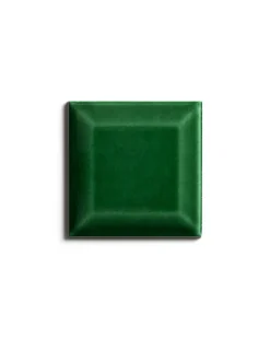 ADEX Grönt Kakel|Krackelerat Kakel|Kakel Victoria - Fasad kant 7,5 x 7,5 cm buteljgrön