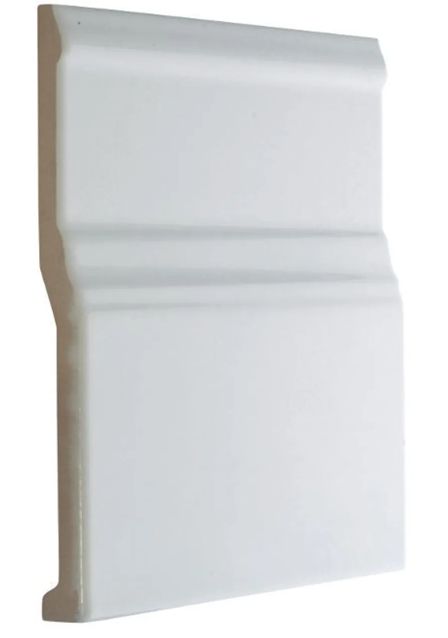 ADEX Golvsocklar|Vitt Kakel|Kakel Victoria - Golvsockel list 15 x 15 cm vit, blank