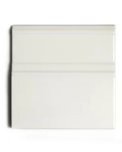 ADEX Golvsocklar|Cremevitt Kakel|Kakel Victoria - Golvsockel list 15 x 15 cm elfenbensvit, blank