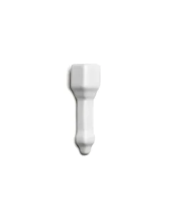 ADEX Hörnlister|Vitt Kakel|Kakel Victoria - Hörnbit till bröstlist 7,5 x 15 cm vit