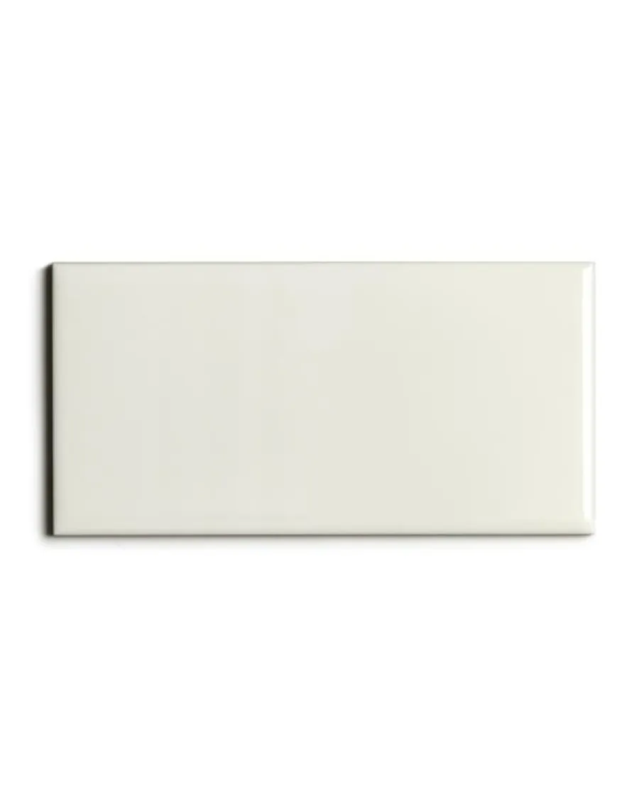 ADEX Vitt Kakel|Rektangulärt Kakel|Kakel Victoria - 7,5 x 15 cm elfenbensvit, blank
