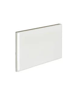 ADEX Vitt Kakel|Cremevitt Kakel|Kakel Victoria - 7,5 x 15 cm elfenbensvit bullnose kortsida