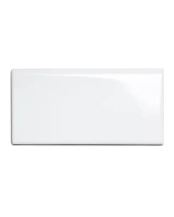 ADEX Vitt Kakel|Kakel Victoria - 7,5 x 15 cm vit bullnose långsida