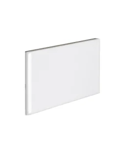 ADEX Vitt Kakel|Kakel Victoria - 7,5 x 15 cm vit bullnose kortsida