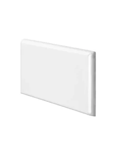 ADEX Hörnlister|Vitt Kakel|Kakel Victoria - 7,5 x 15 cm vit bullnose höger hörn