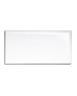 ADEX Hörnlister|Vitt Kakel|Kakel Victoria - 7,5 x 15 cm vit bullnose höger hörn