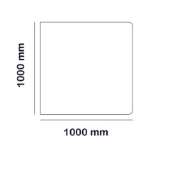 SCANDINAVISK SPISMILJÖ AB Eldverktyg|Kamintillbehör|Kamintillbehör - Golvplåt svart 100x100 cm