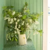 Andcph ApS Vattenkannor|Vattenkannor|Kanna 1,8 L - Blomvas gräddvit
