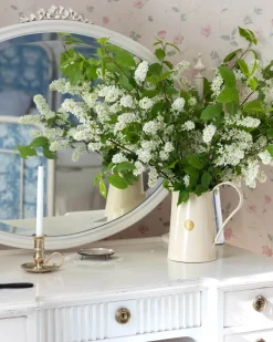 Andcph ApS Vattenkannor|Vattenkannor|Kanna 1,8 L - Blomvas gräddvit