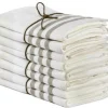 Axlings Linne AB Kökshanddukar|Kökshanddukar|Kökshandduk 2-pack - Lin 50x70 cm, rand benvit/natur