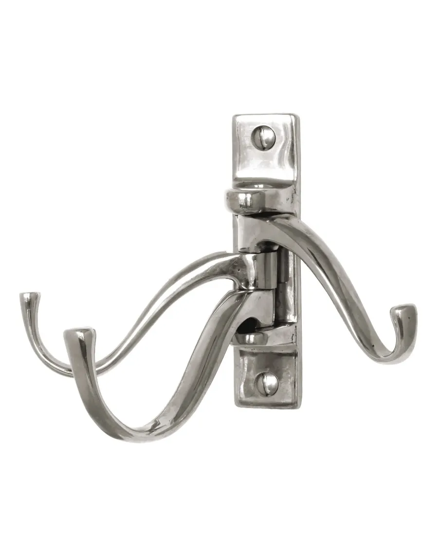 NEXA TECHNOLOGIES Klädkrokar & Dubbelkrokar|Krokar|Klädkrok - Trearmad vridbar nickel
