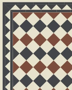 Winckelmans Klinker Hall|Klinker - Birmingham 15 x 15 cm gulvit/röd/svart