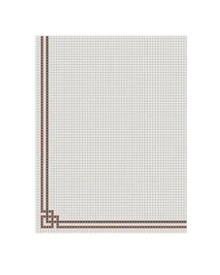 Winckelmans Klinkermosaik|Klinkerfriser|Klinkerfris hörn - Mosaik Mayfair Röd