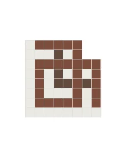 Winckelmans Klinkermosaik|Klinkerfriser|Klinkerfris hörn - Mosaik Mayfair Röd