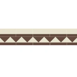 Winckelmans Klinkerfriser|Klinker Hall|Klinkerfris - 150 mm chokladbrun/gulvit