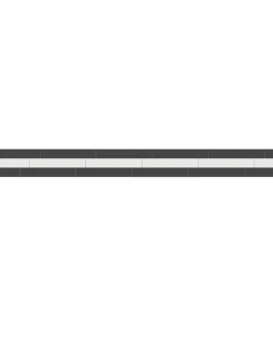 Winckelmans Klinkerfriser|Klinker Hall|Klinkerfris - 75 mm svart/vit