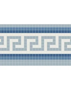 Winckelmans Klinkermosaik|Klinkerfriser|Klinkerfris - Mosaik Regent Blå