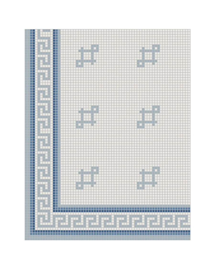 Winckelmans Klinkermosaik|Klinkerfriser|Klinkerfris - Mosaik Regent Blå