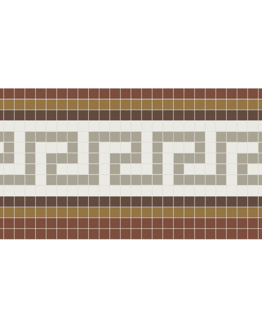 Winckelmans Klinkermosaik|Klinkerfriser|Klinkerfris - Mosaik Regent Röd