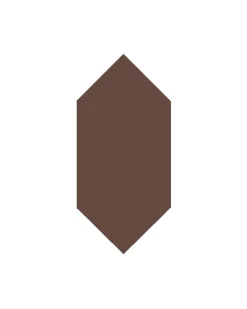 Winckelmans Klinker Hall|Hexagonklinker|Klinker - Hexagondiamant 7 x 15 cm chokladbrun