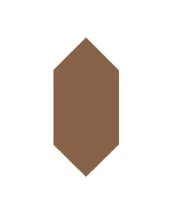Winckelmans Klinker Hall|Hexagonklinker|Klinker - Hexagondiamant 7 x 15 cm havana