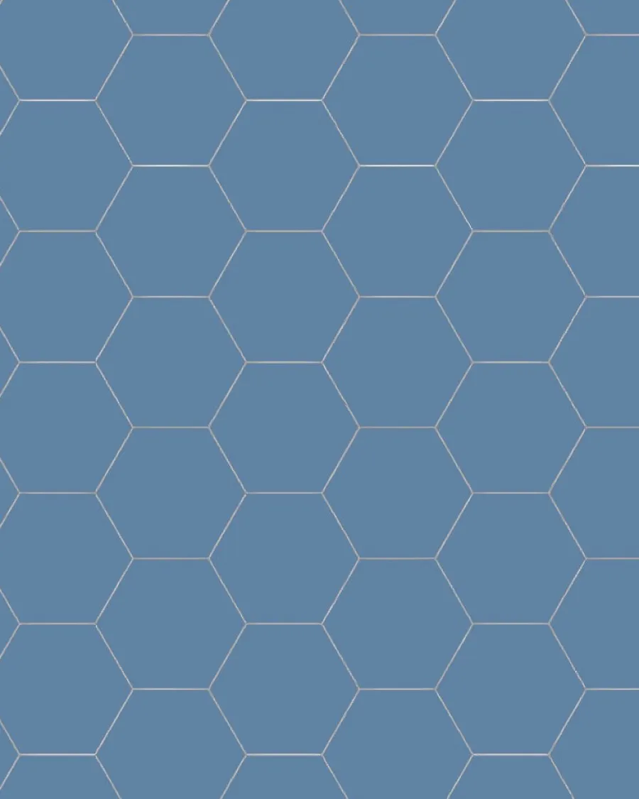 Winckelmans Klinker Hall|Hexagonklinker|Klinker - Hexagon 10 x 10 cm blå