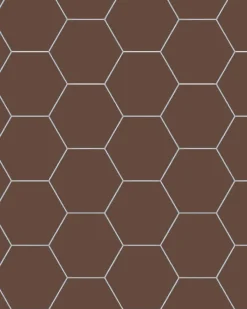 Winckelmans Klinker 15X15 Cm|Klinker Hall|Klinker - Hexagon 15 x 15 cm chokladbrun