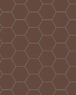 Winckelmans Klinker Hall|Hexagonklinker|Klinker - Hexagon 10 x 10 cm chokladbrun