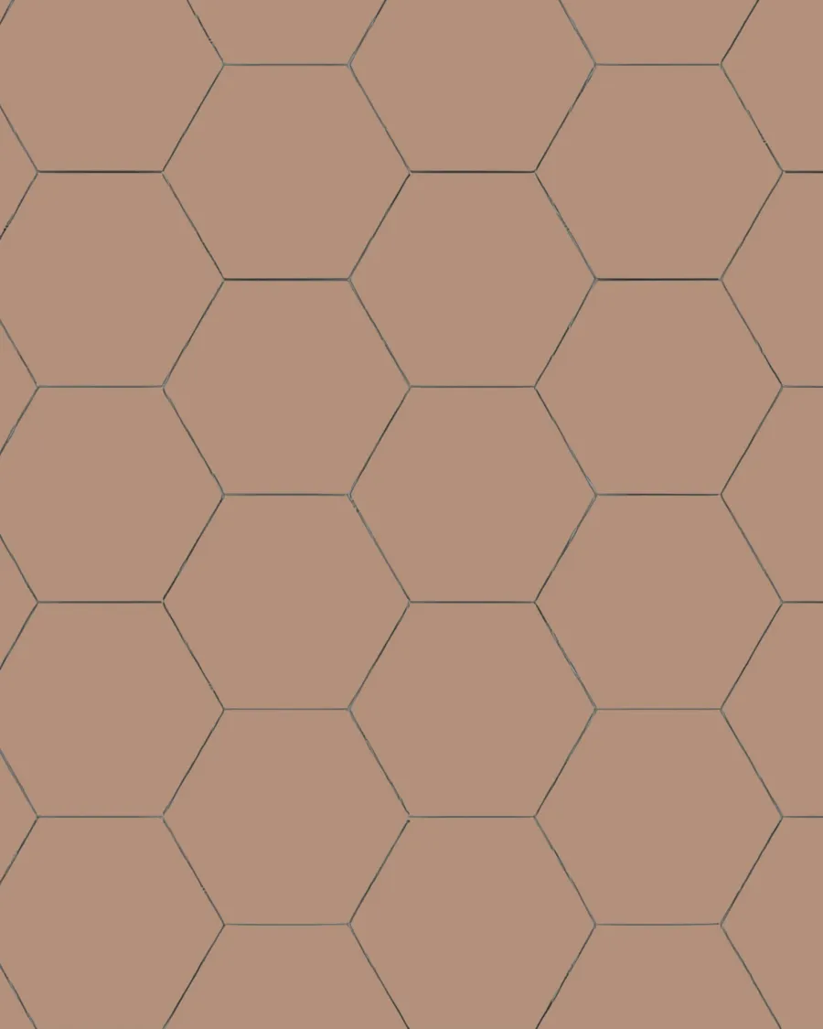 Winckelmans Klinker 15X15 Cm|Klinker Hall|Klinker - Hexagon 15 x 15 cm gammelrosa
