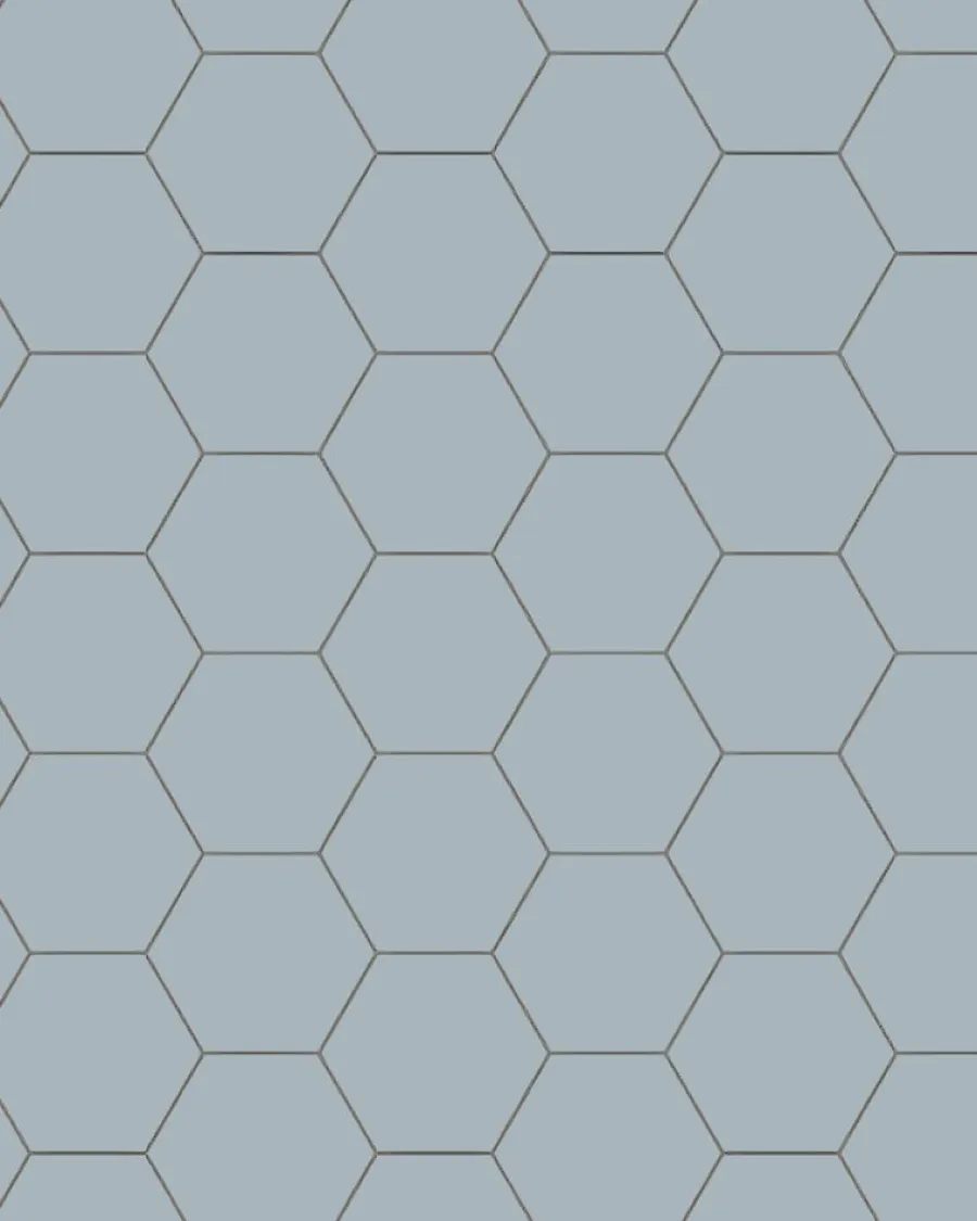 Winckelmans Klinker Hall|Hexagonklinker|Klinker - Hexagon 10 x 10 cm gråblå
