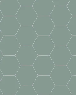 Winckelmans Klinker 15X15 Cm|Klinker Hall|Klinker - Hexagon 15 x 15 cm grön