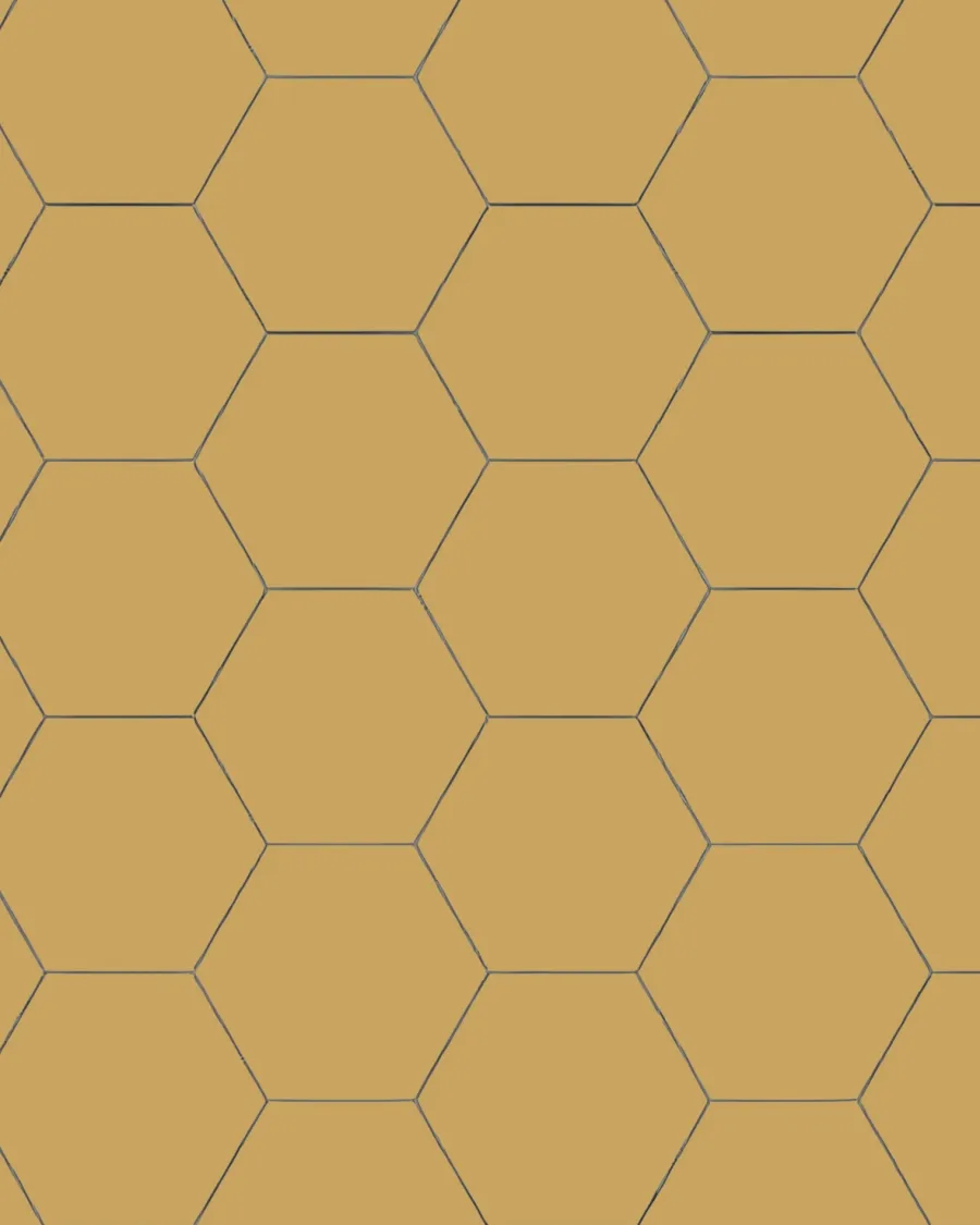 Winckelmans Klinker 15X15 Cm|Klinker Hall|Klinker - Hexagon 15 x 15 cm ockragul