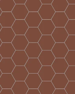 Winckelmans Klinker Hall|Hexagonklinker|Klinker - Hexagon 10 x 10 cm röd