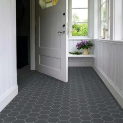 Winckelmans Klinker 15X15 Cm|Klinker Hall|Klinker - Hexagon 15 x 15 cm svart