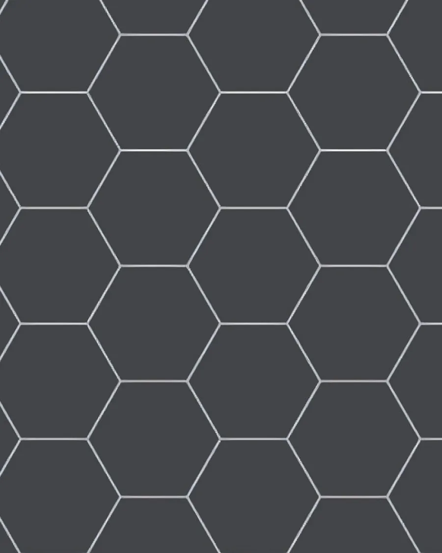 Winckelmans Klinker 15X15 Cm|Klinker Hall|Klinker - Hexagon 15 x 15 cm svart