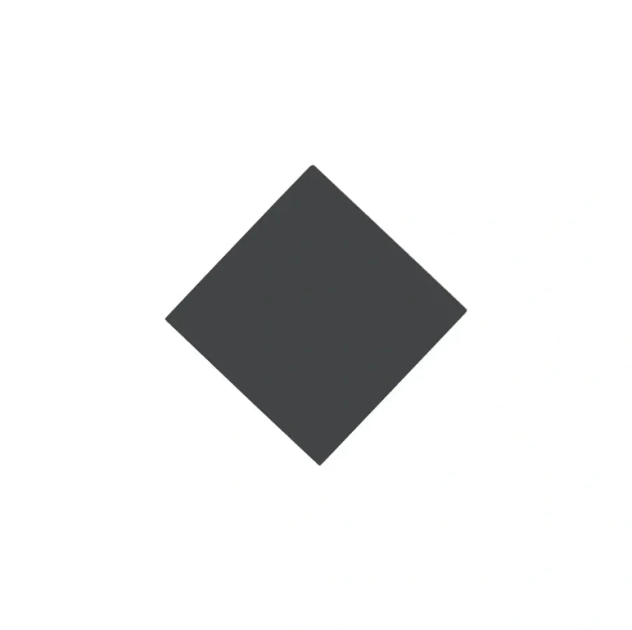 Winckelmans Klinker Hall|Klinker - Kvadrat 5 x 5 cm svart